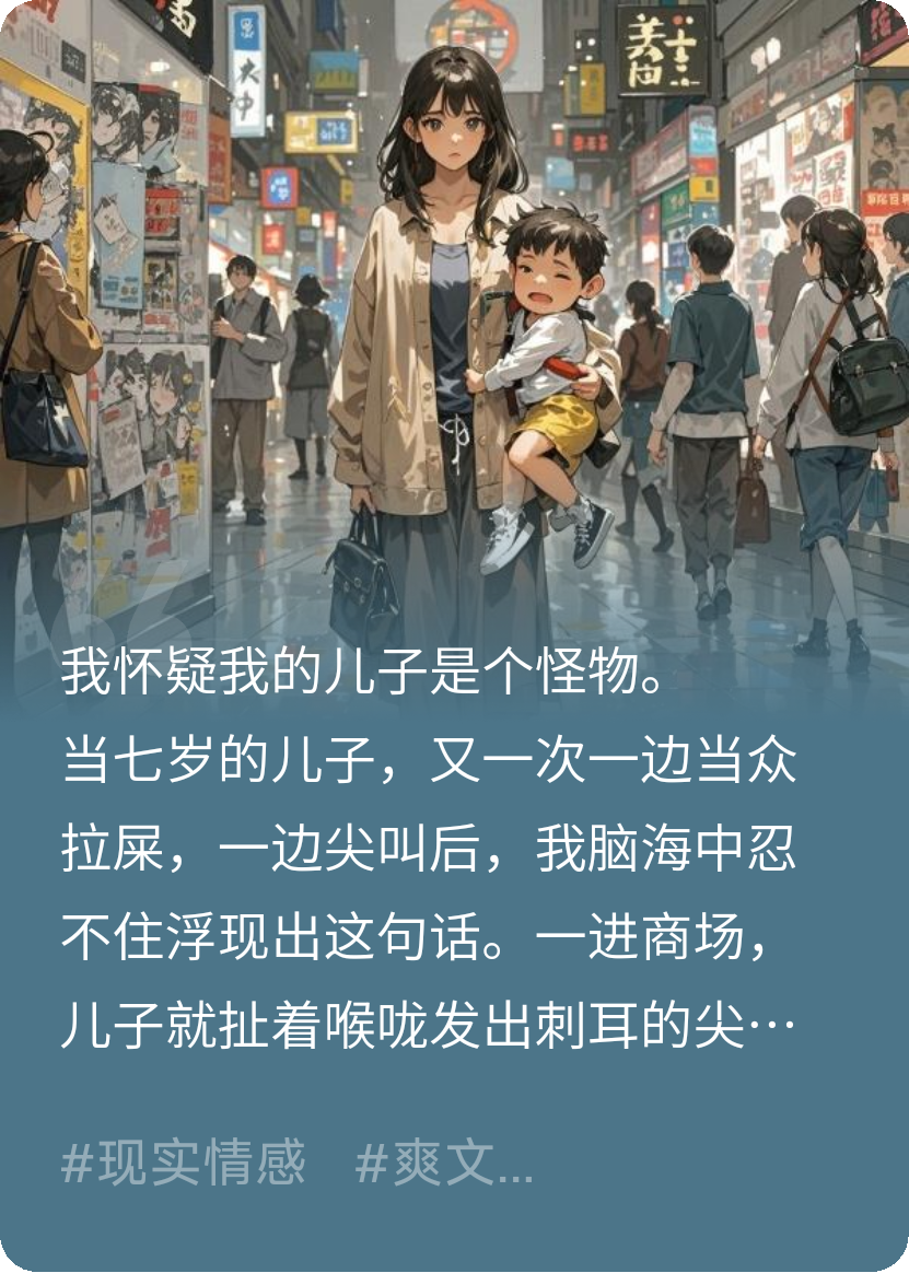 儿子在商场大喊大叫后，我崩溃了