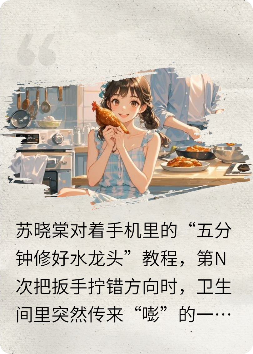 我修坏了邻居的水龙头，他却送了我一箱可乐