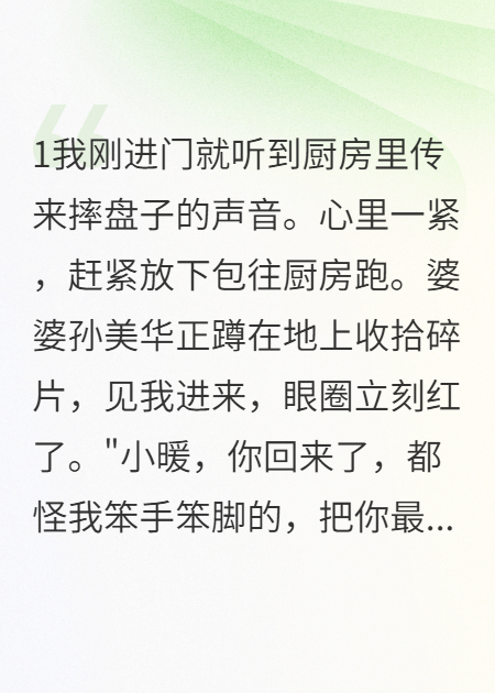 婆婆想让我净身出户反被我整
