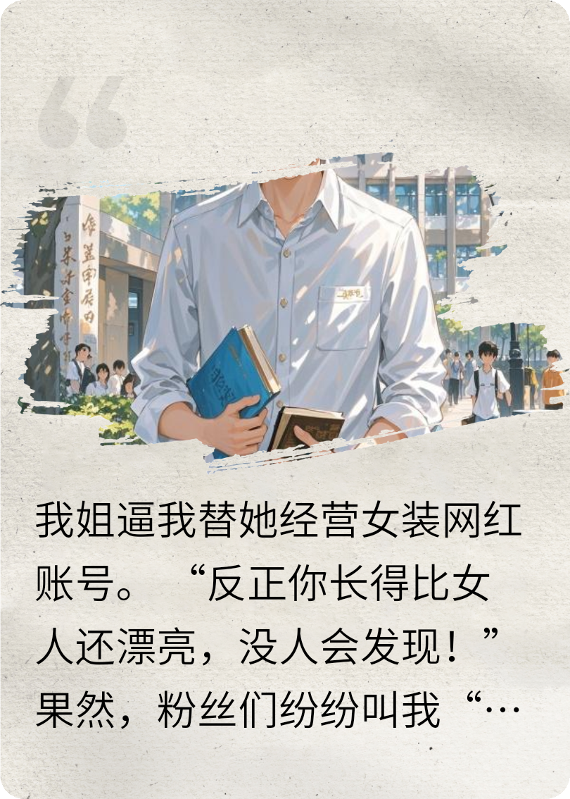 女装大佬直播掉马后，榜一学姐找上门了
