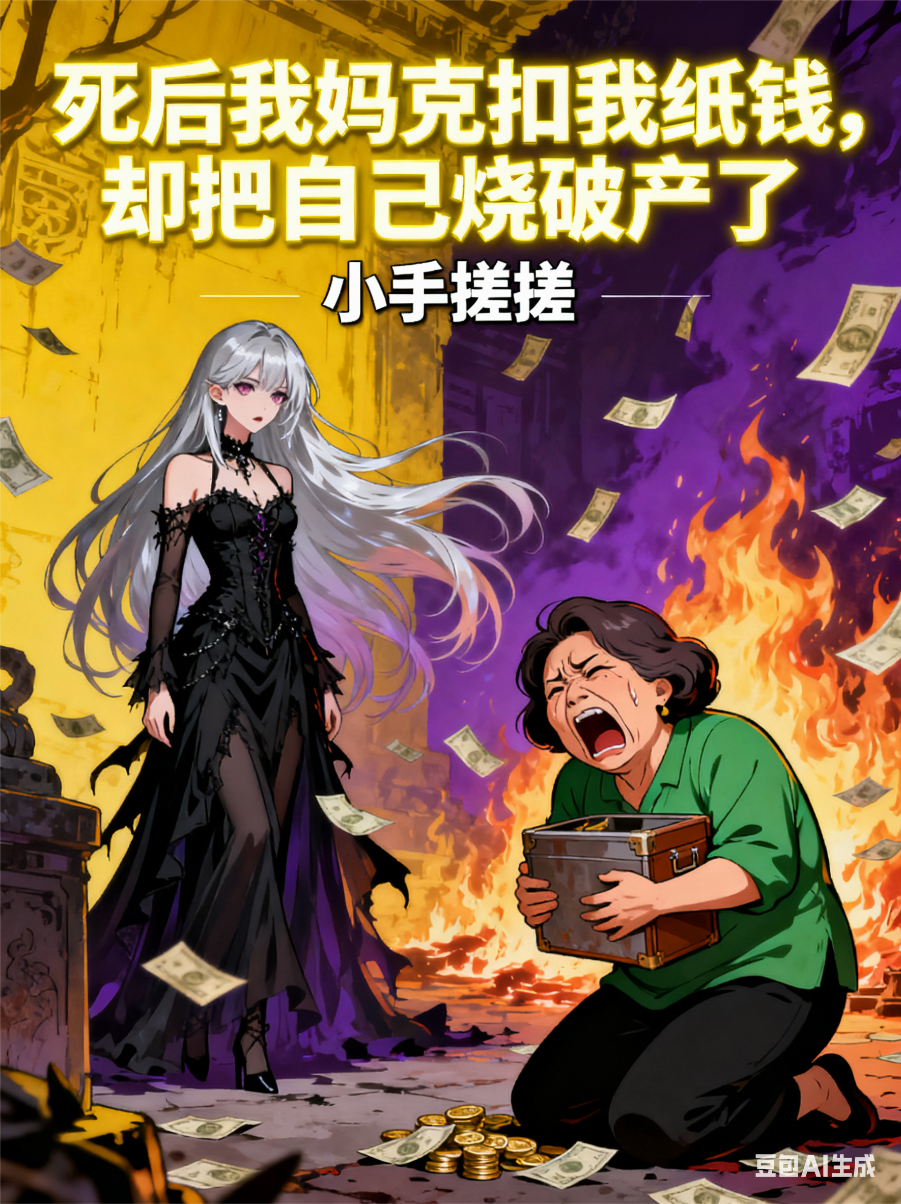 死后我妈克扣我纸钱，却把自己烧破产了