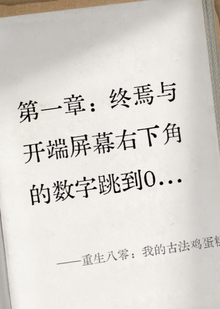 重生八零：我的古法鸡蛋糕风靡全国