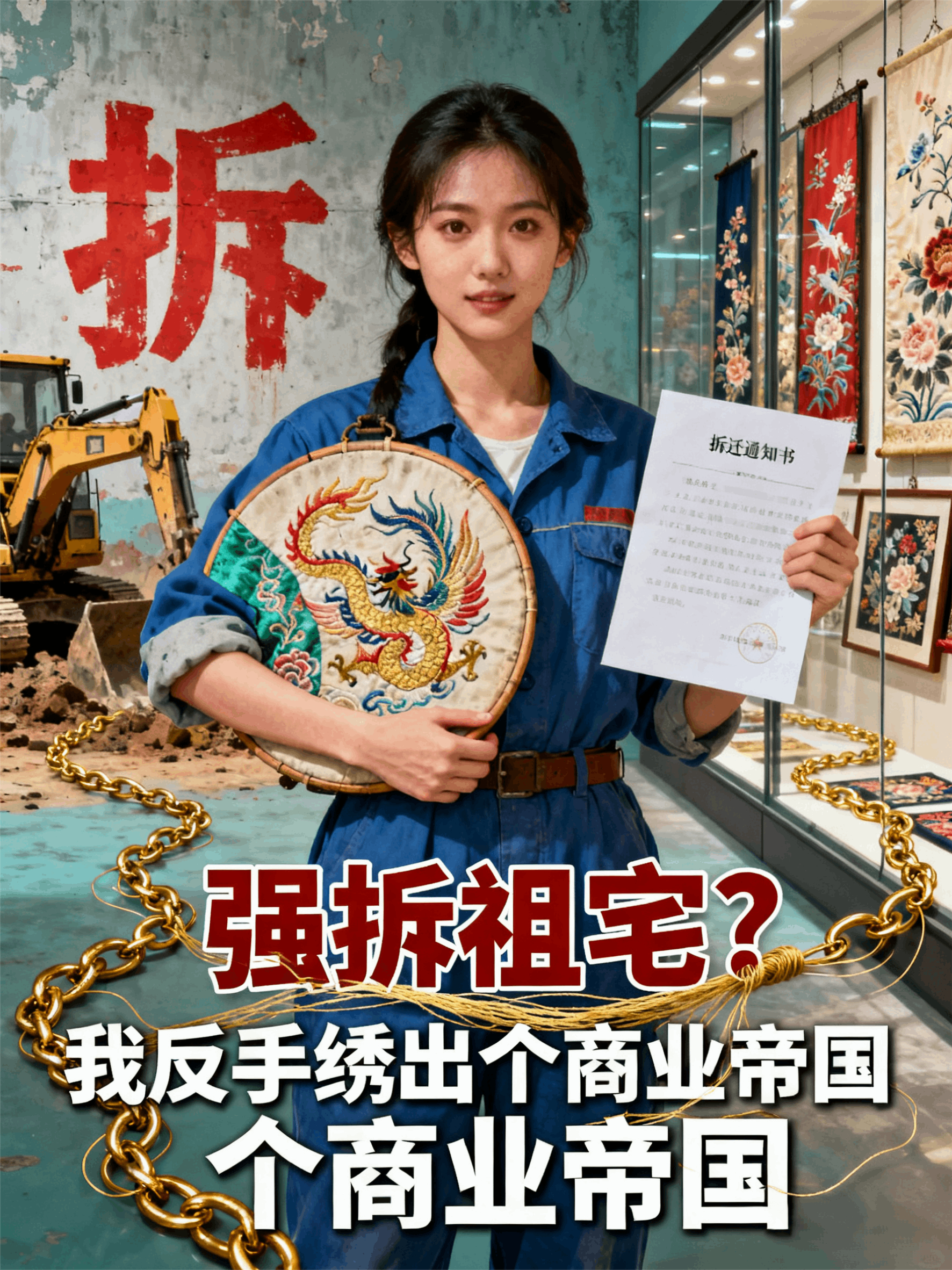 强拆祖宅？我反手绣出个商业帝国