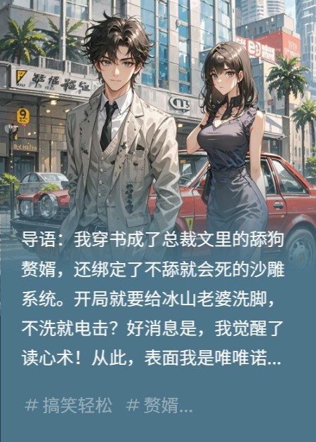 穿书成舔狗赘婿，我靠读心术和沙雕系统气哭冰山女总裁