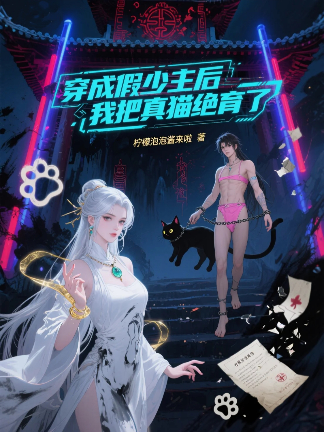 穿成假少主后，我把真猫绝育了