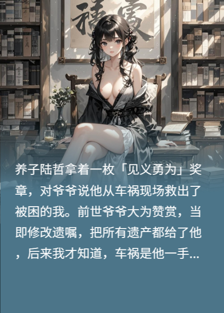 养子为夺家产害我截肢，我请君入瓮，送他抵命