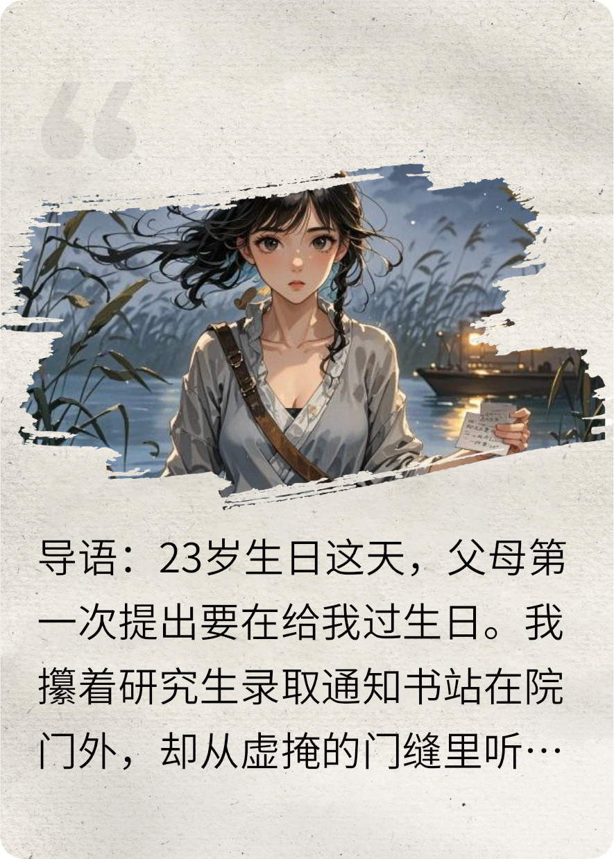 23岁生日宴，我爹十二万把我卖给杀猪匠