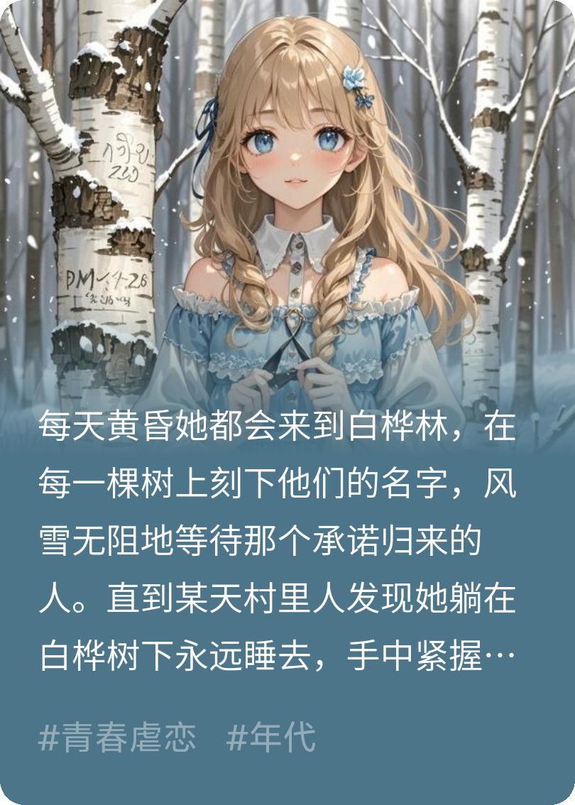 白桦林——等待