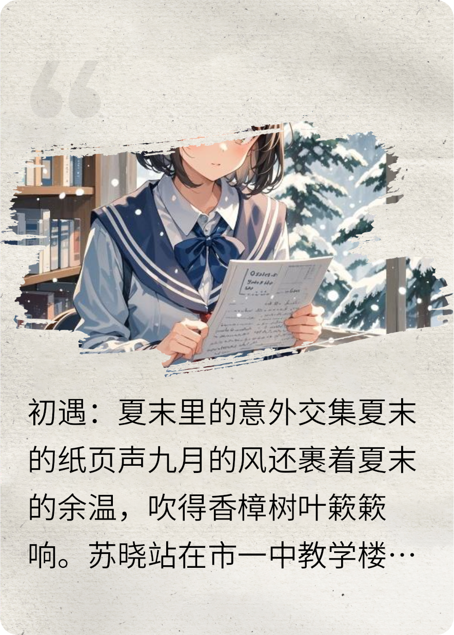 夏末的纸飞机没飞过围墙