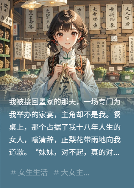 真千金归来，他们却说我不如一根毛
