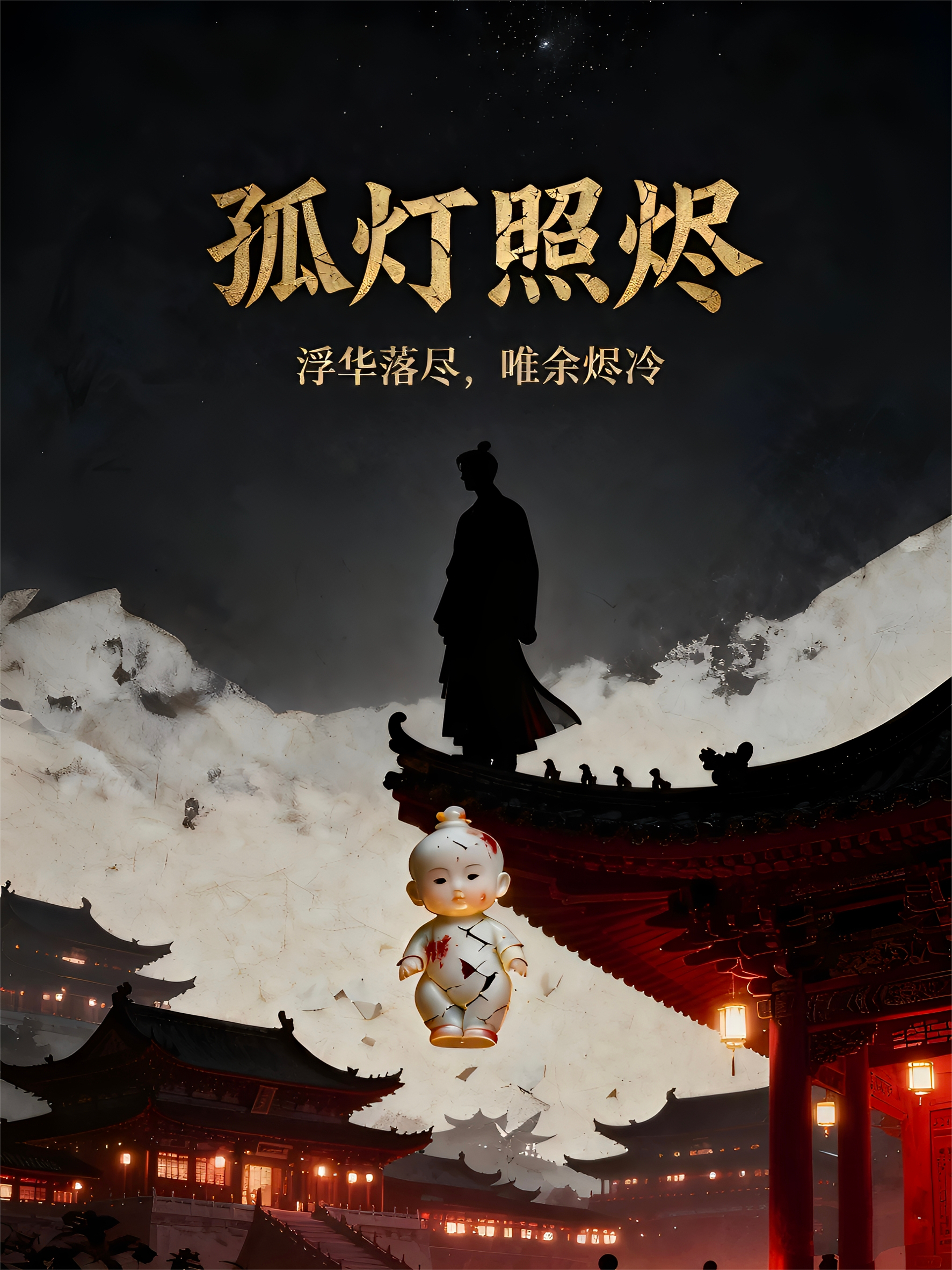 孤灯照烬