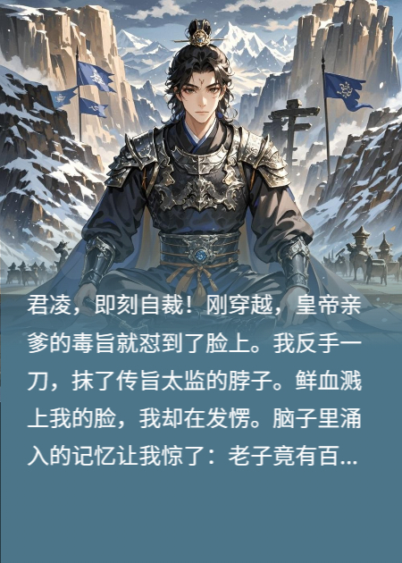 坐拥雄师百万，你让朕自裁？