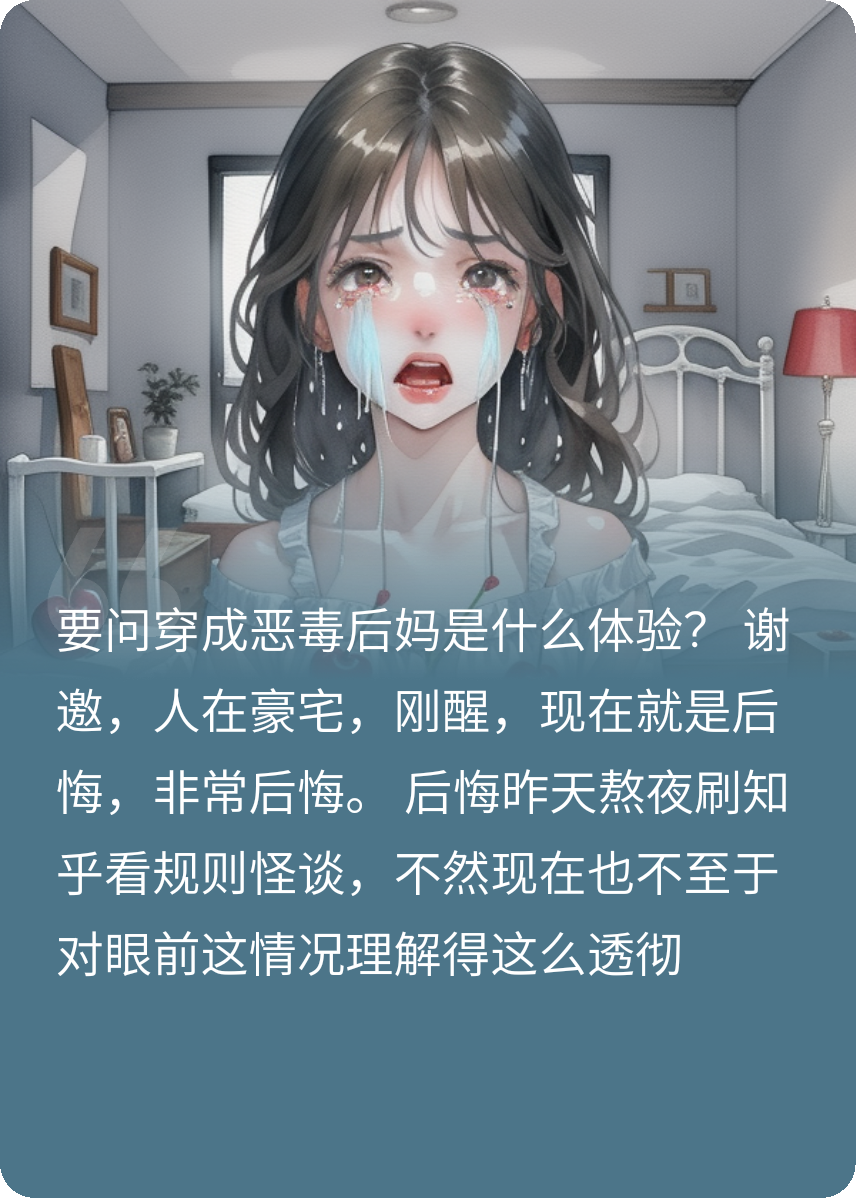 穿越到规则怪谈世界做恶毒后妈