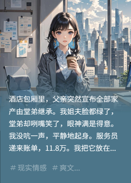 亿万家产归堂弟？我扔下账单冷笑
