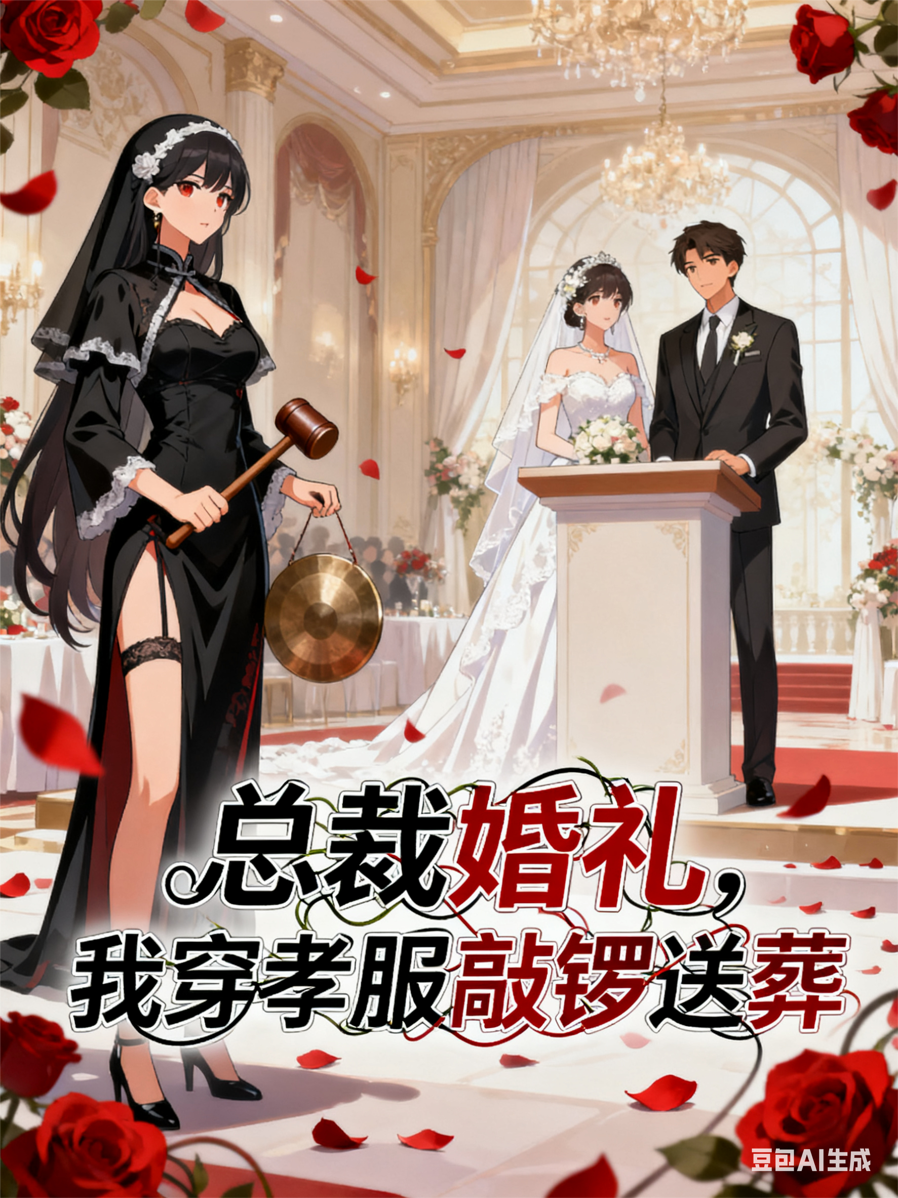 总裁婚礼，我穿孝服敲锣送葬