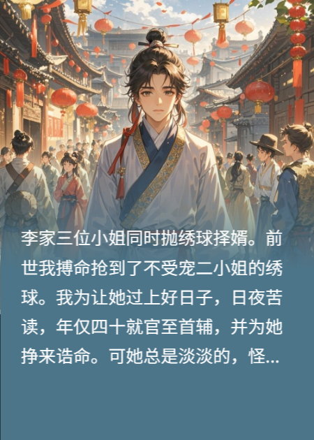 首辅被弃？重生后贵女抢破头！