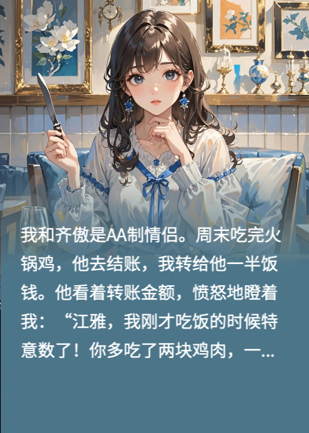 答应男友做AA制情侣后，他悔疯了