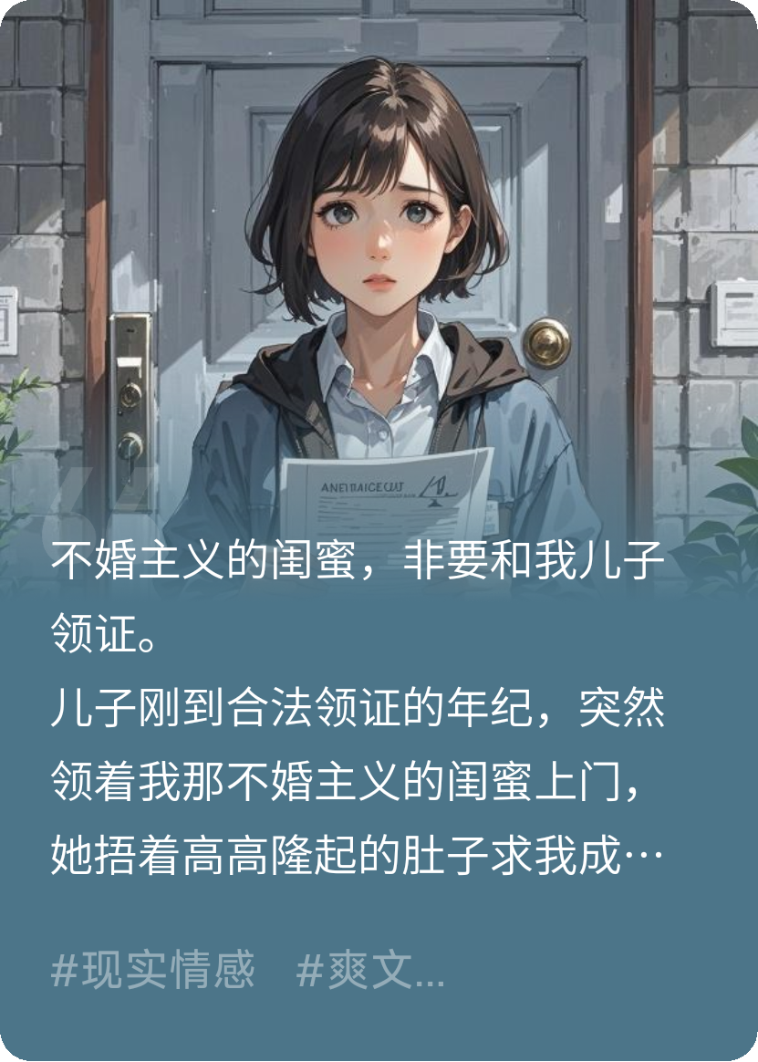 不婚主义的闺蜜，要和我儿子领证