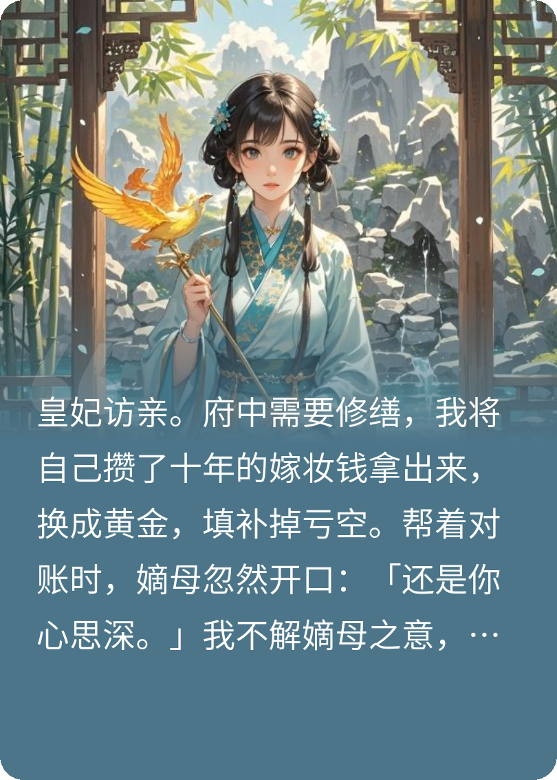 嫡母骂我邀功精，嫡妹说我恶毒女配，我不装了