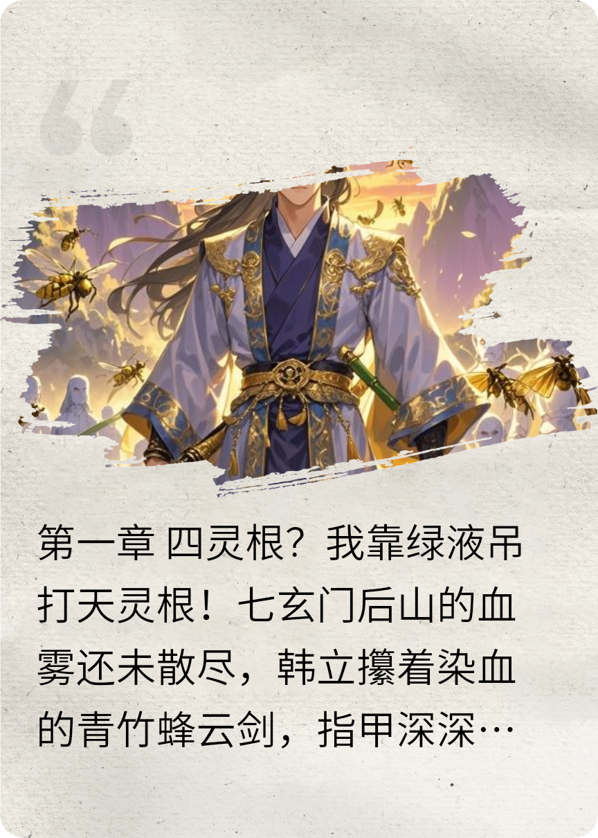 凡人修仙传，我绿瓶开挂，元婴多如狗