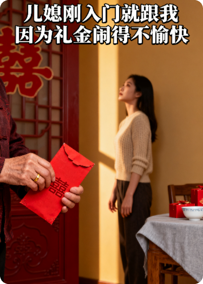 儿媳刚入门就跟我因为礼金闹得不愉快