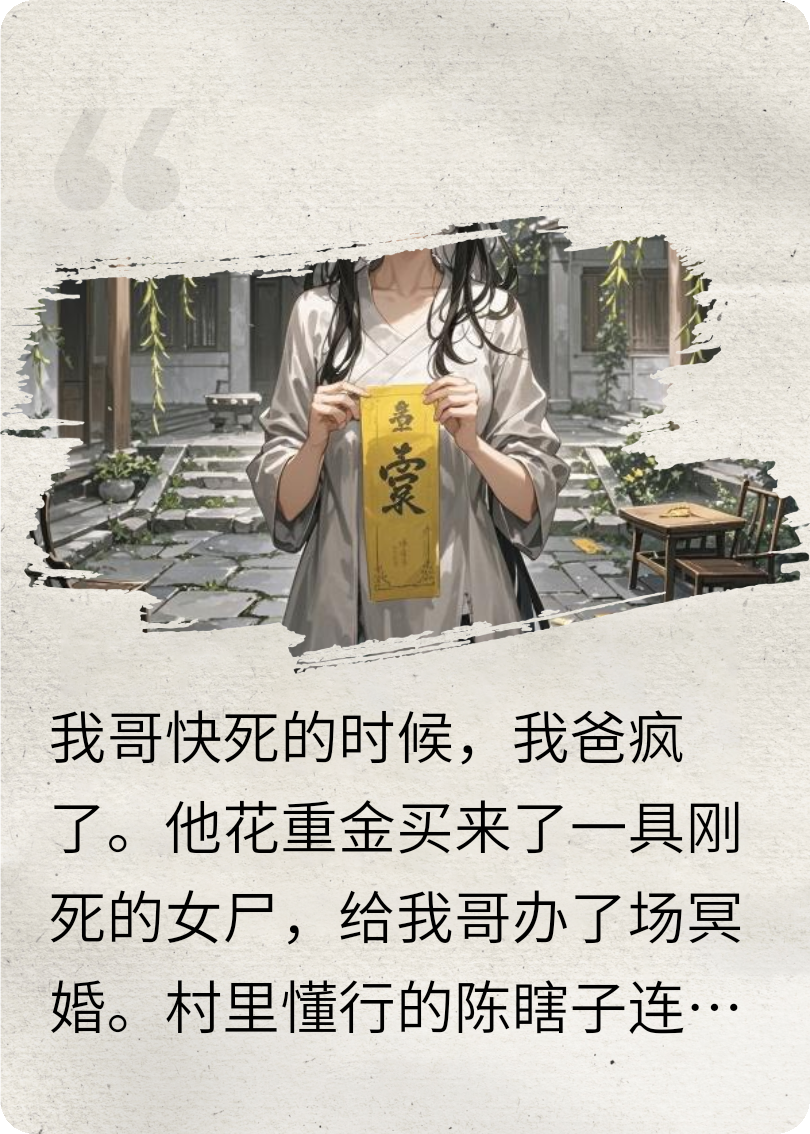 冥婚新娘夺舍我哥？我让她手撕渣男