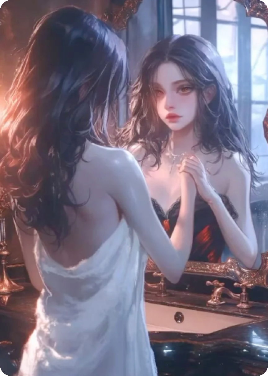 《她在镜子里看到了另一个自己》