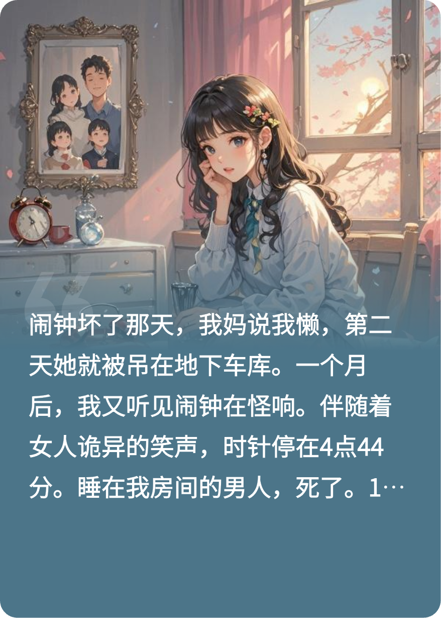 闹钟坏了以后