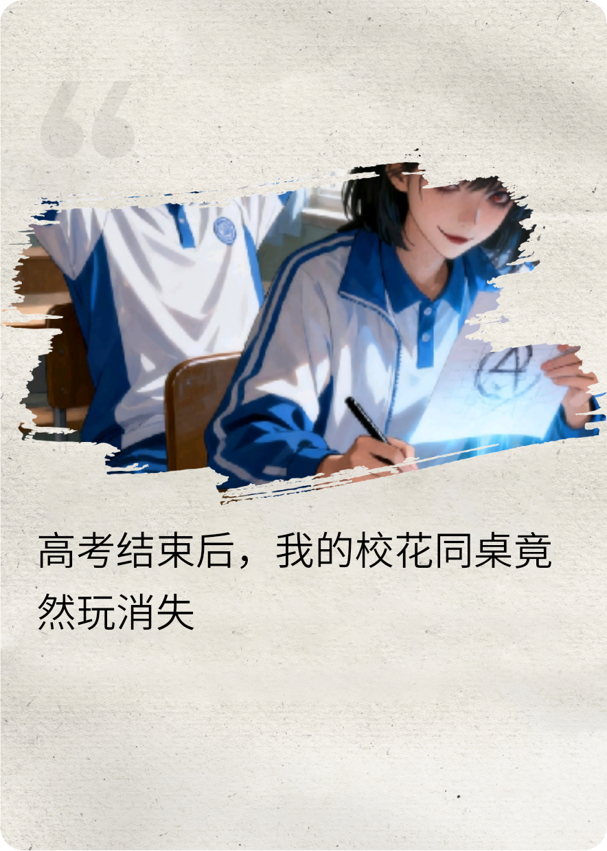 高考结束后，我的校花同桌竟然玩消失