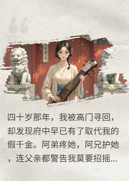 退！假千金，我后台你惹不起