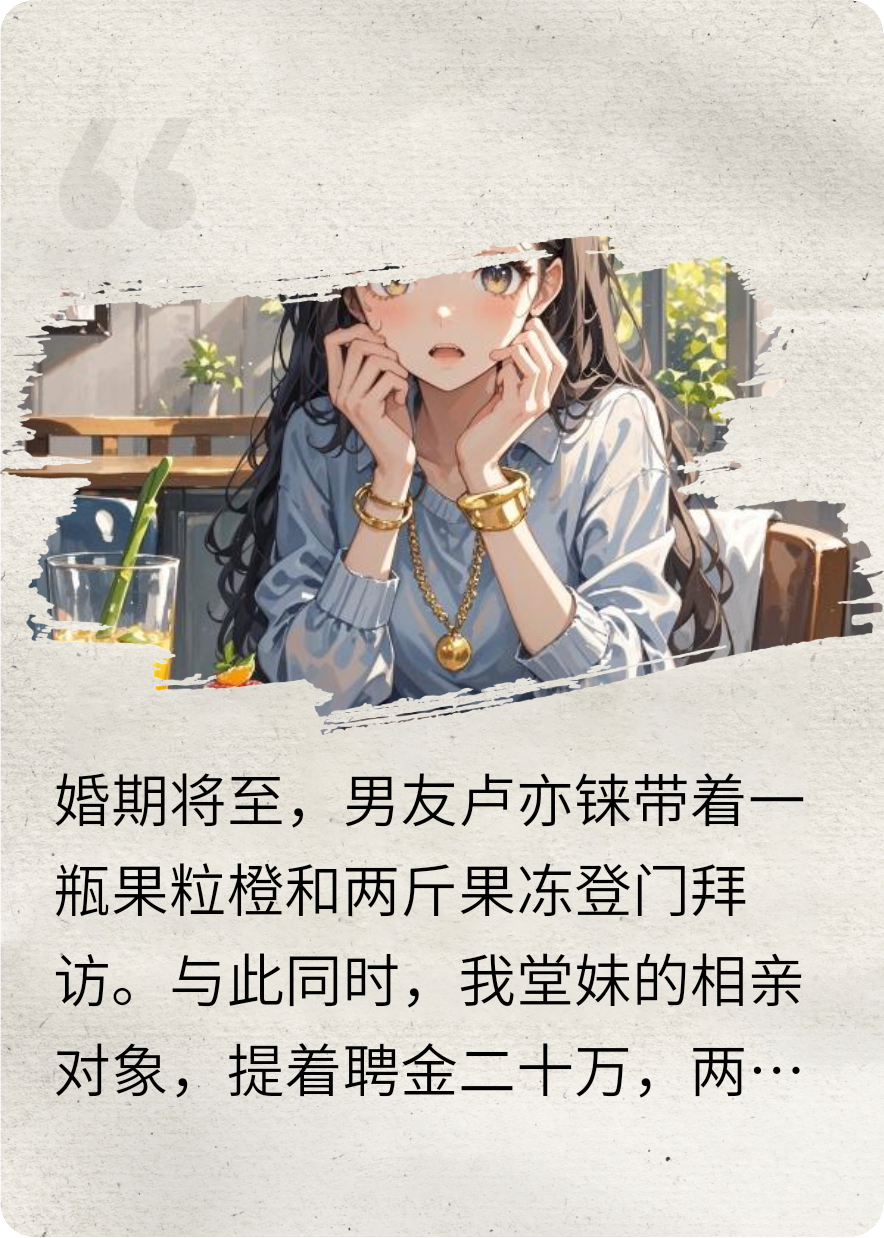 送你两瓶果粒橙，咱俩结婚吧
