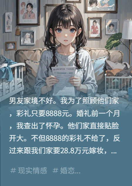 我未婚先孕，婆家不出彩礼还反过来跟我要嫁妆