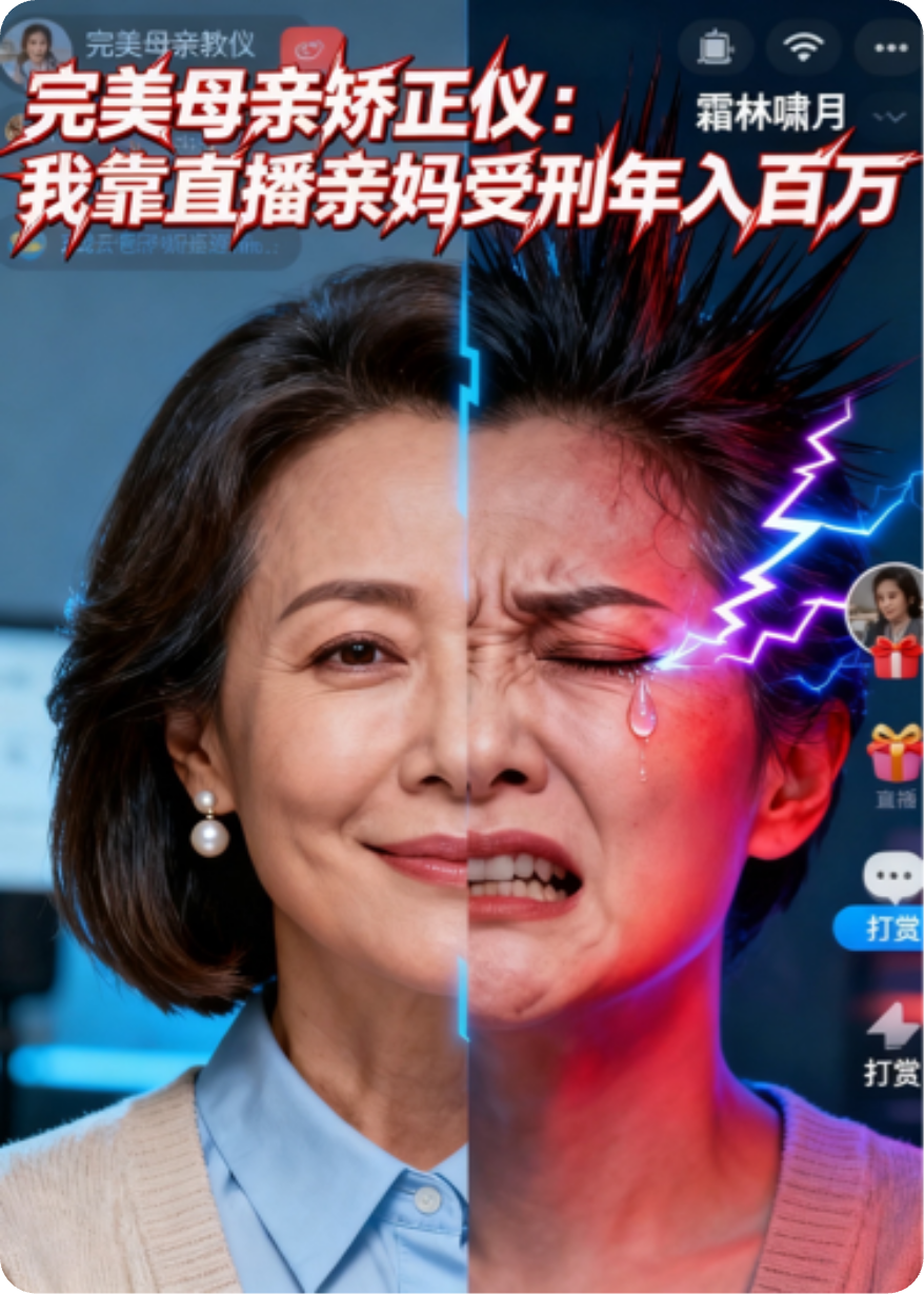 完美母亲矫正仪：我靠直播亲妈受刑年入百万