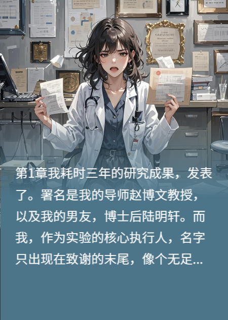 我把成果让给男友后，他把我送进了精神病院