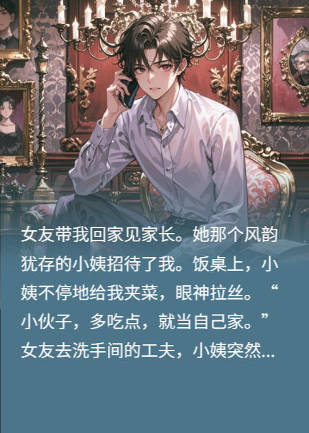 赴女友家宴，女友病娇小姨把我摁在墙上