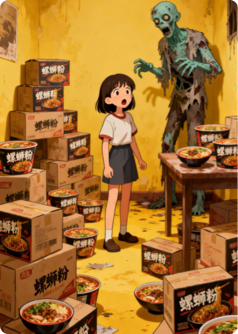 末日重生囤螺狮粉遇丧尸王