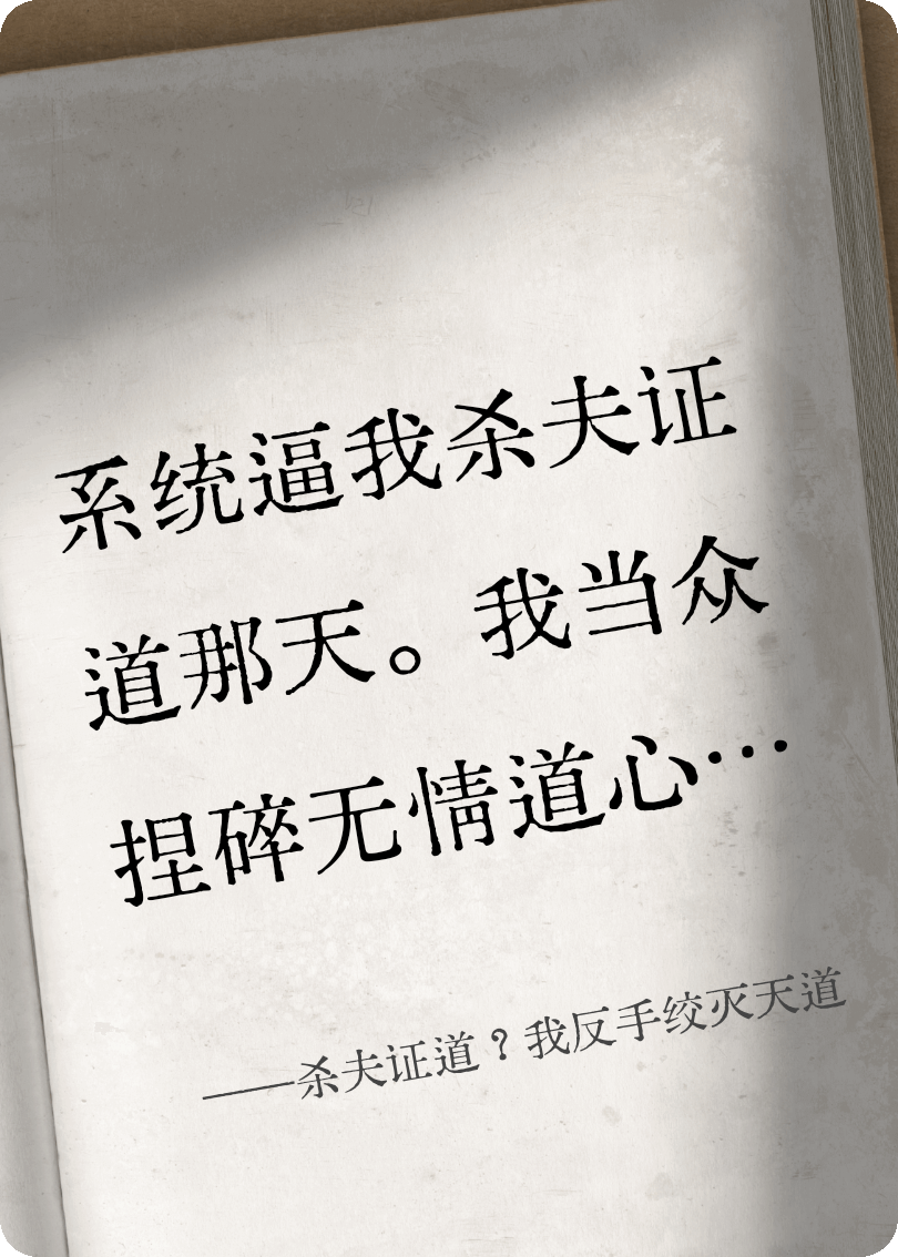 杀夫证道？我反手绞灭天道
