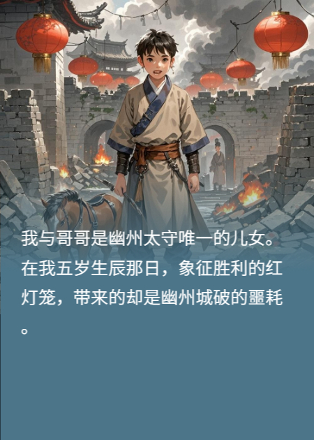 五岁生辰那日，胜利的红灯笼，带来的却是城破的噩耗