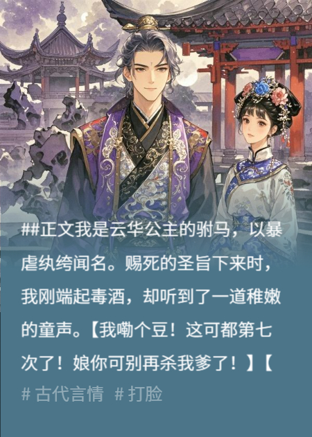和公主一起听到萌宝心声后，反派驸马爷杀疯了
