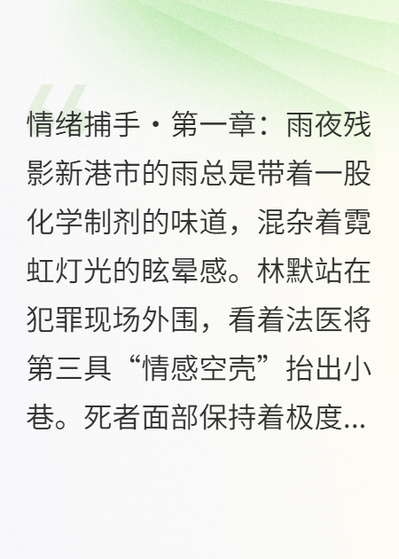 情绪捕手卷一：救赎