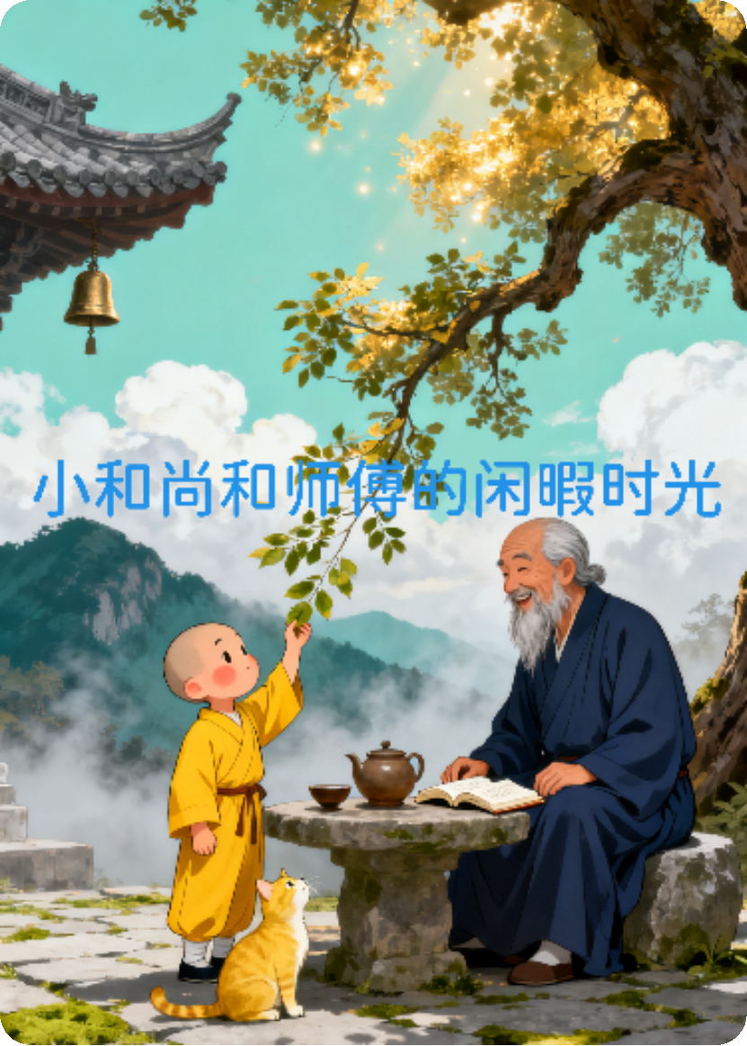 小和尚与师傅的闲趣时光
