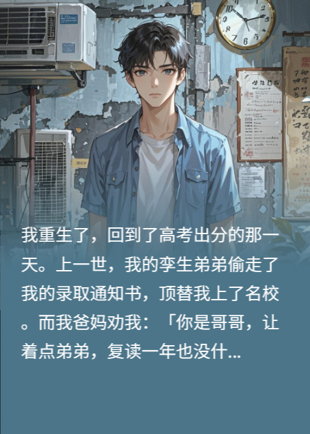 重生之日，我把状元弟弟送进蓝翔