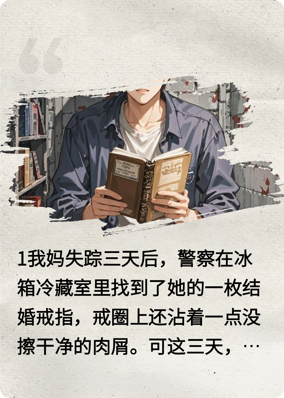 我妈失踪后，监控说我是凶手