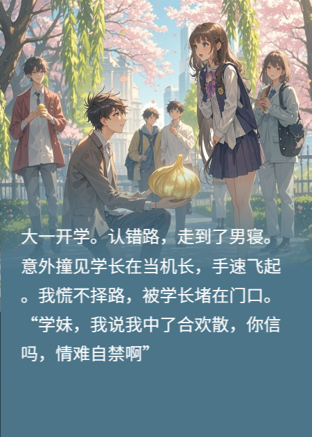 开学第一天，错进男寝看校草起飞