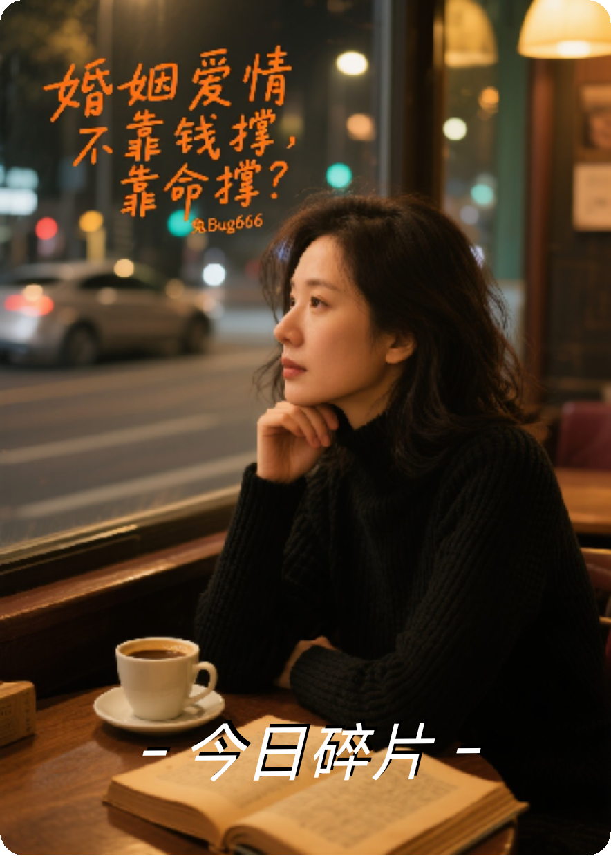 婚姻爱情不靠钱撑，靠命撑？