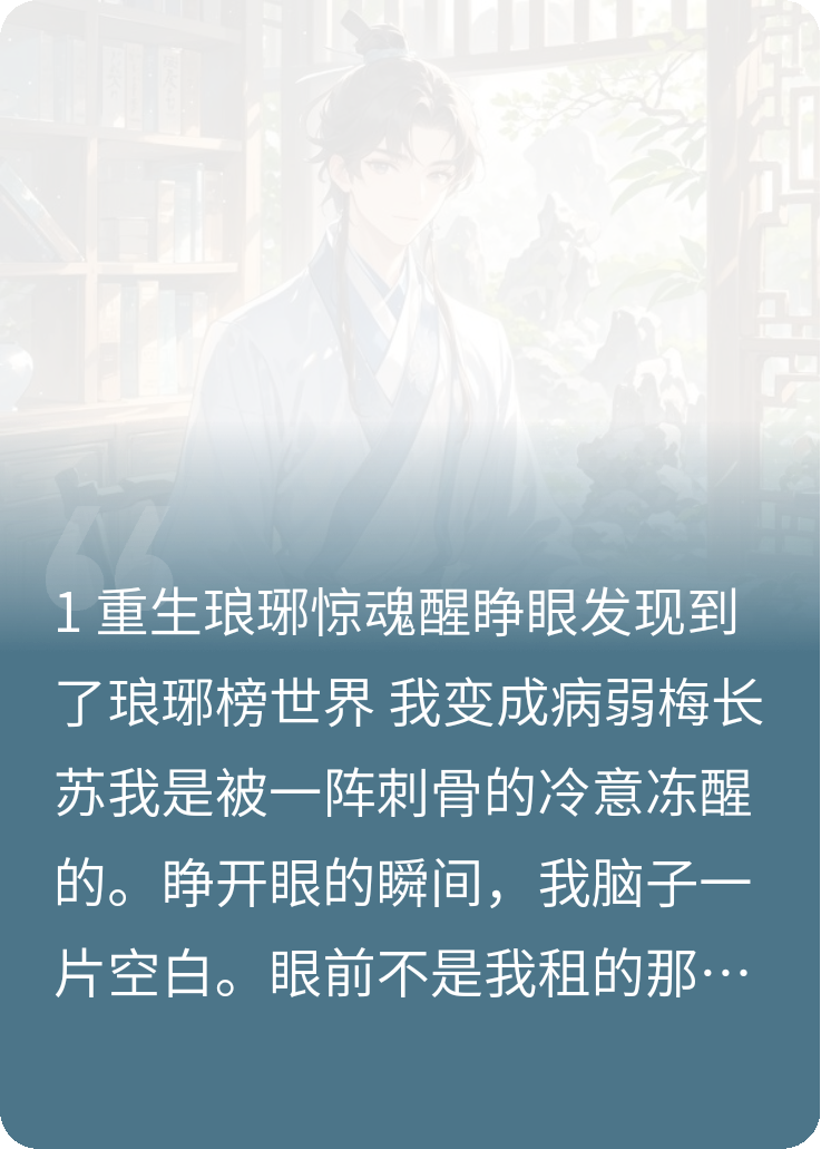 穿越成梅长苏了