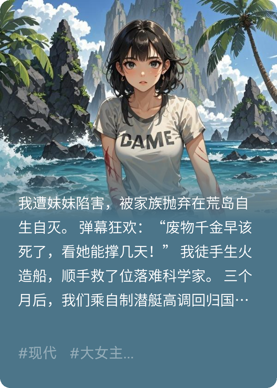 被扔到荒岛求生的我直播爆红全网