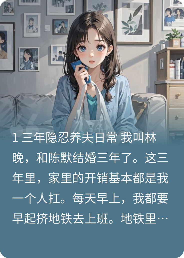 结婚3年靠我养的软饭男，离婚后才知他是隐形千亿大佬