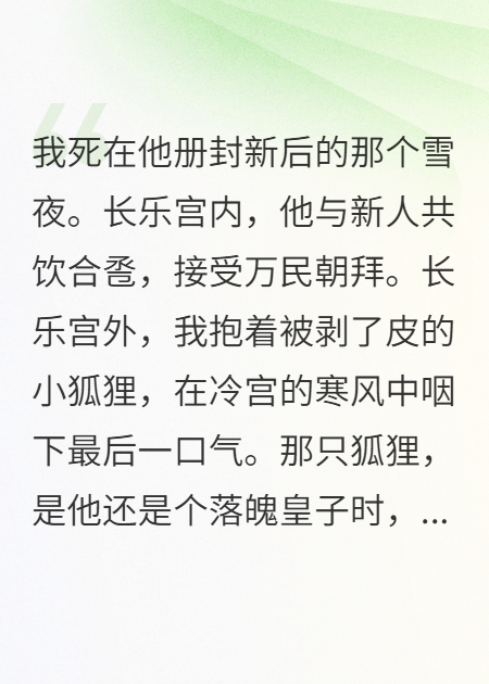 废后登基：前夫首级是我给新朝的献礼