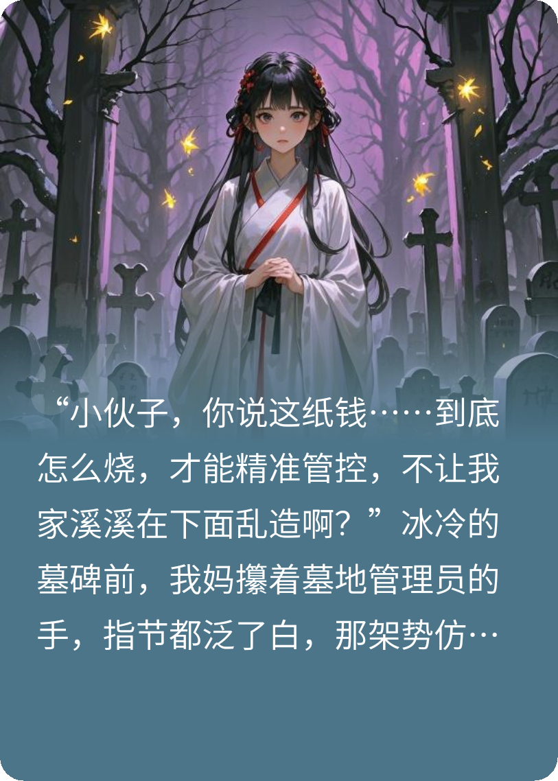我死了，我妈烧纸钱怕我乱花
